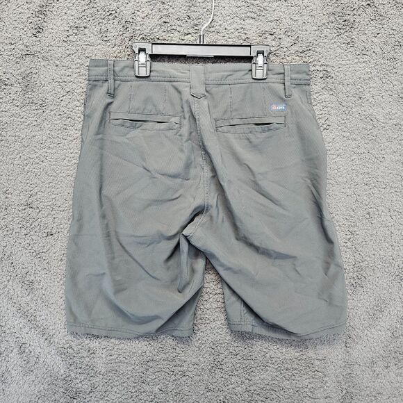 Cova Shorts Mens Size 30 Gray Casual Chino‎ Flat Front - Picture 8 of 9